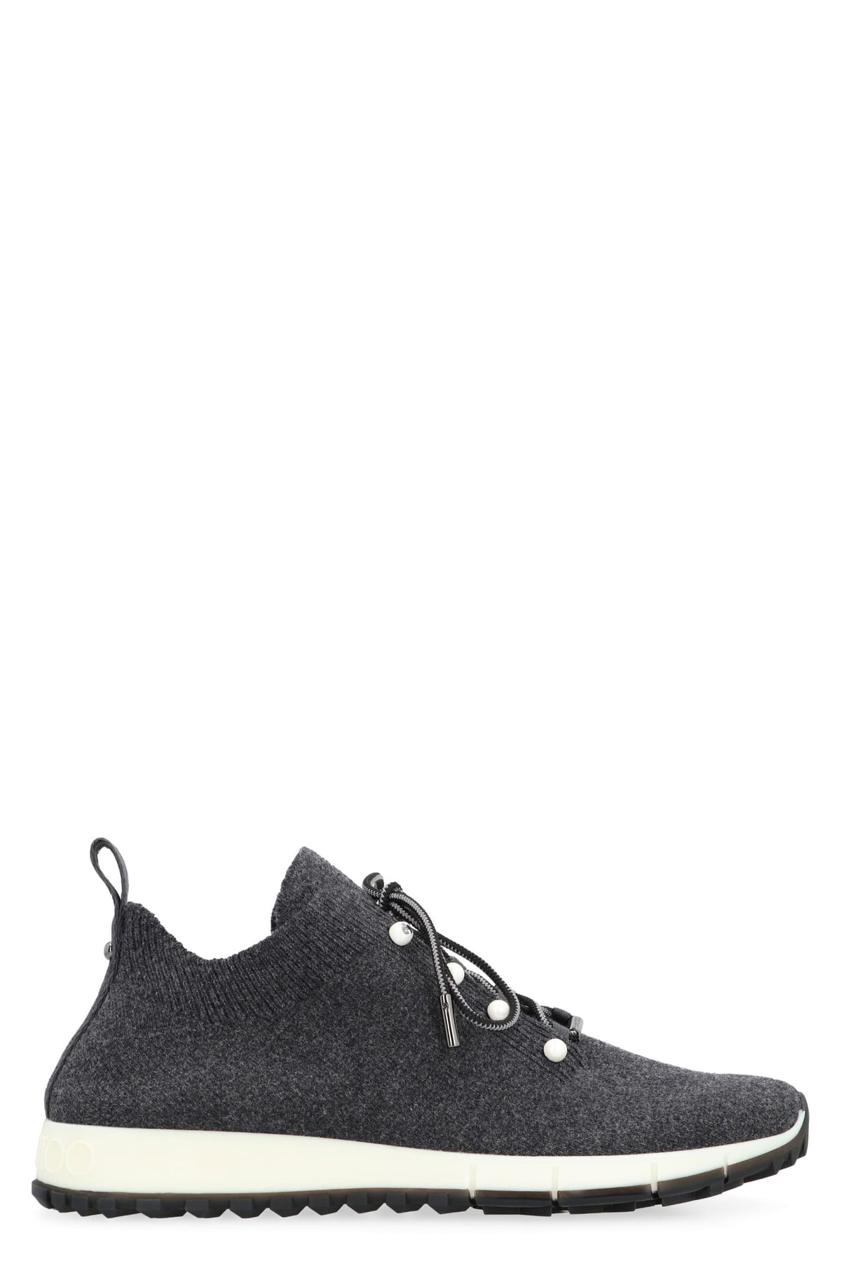 Jimmy Choo Antibes pearl-embellished leather sneakers Jimmy Choo