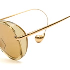 Bottega Veneta Eyewear Bottega Veneta BV1436S Drop Sunglasses in Yellow/Gold/Brown 
