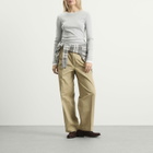 Auralee Women's One-Tuck Wide Pants in Beige