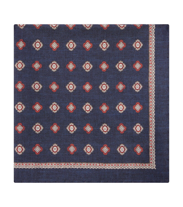 Photo: Brunello Cucinelli Silk jaquard pocket square