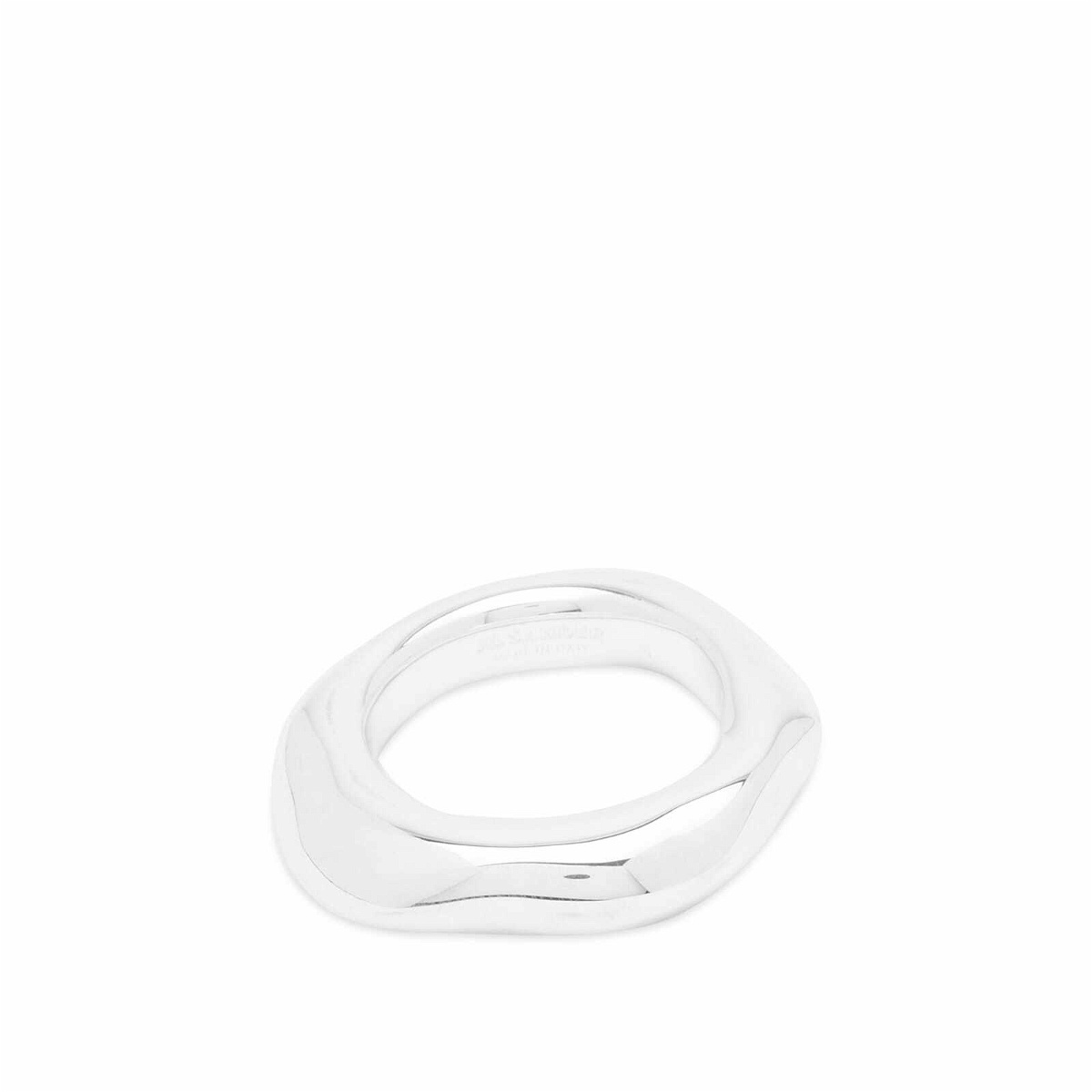 Photo: Jil Sander Men's Lightness Ring in Silver