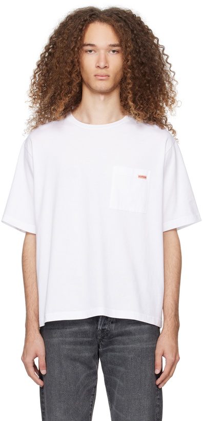 Photo: Acne Studios White Patch T-Shirt