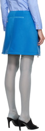 Sandy Liang Blue Polar Miniskirt