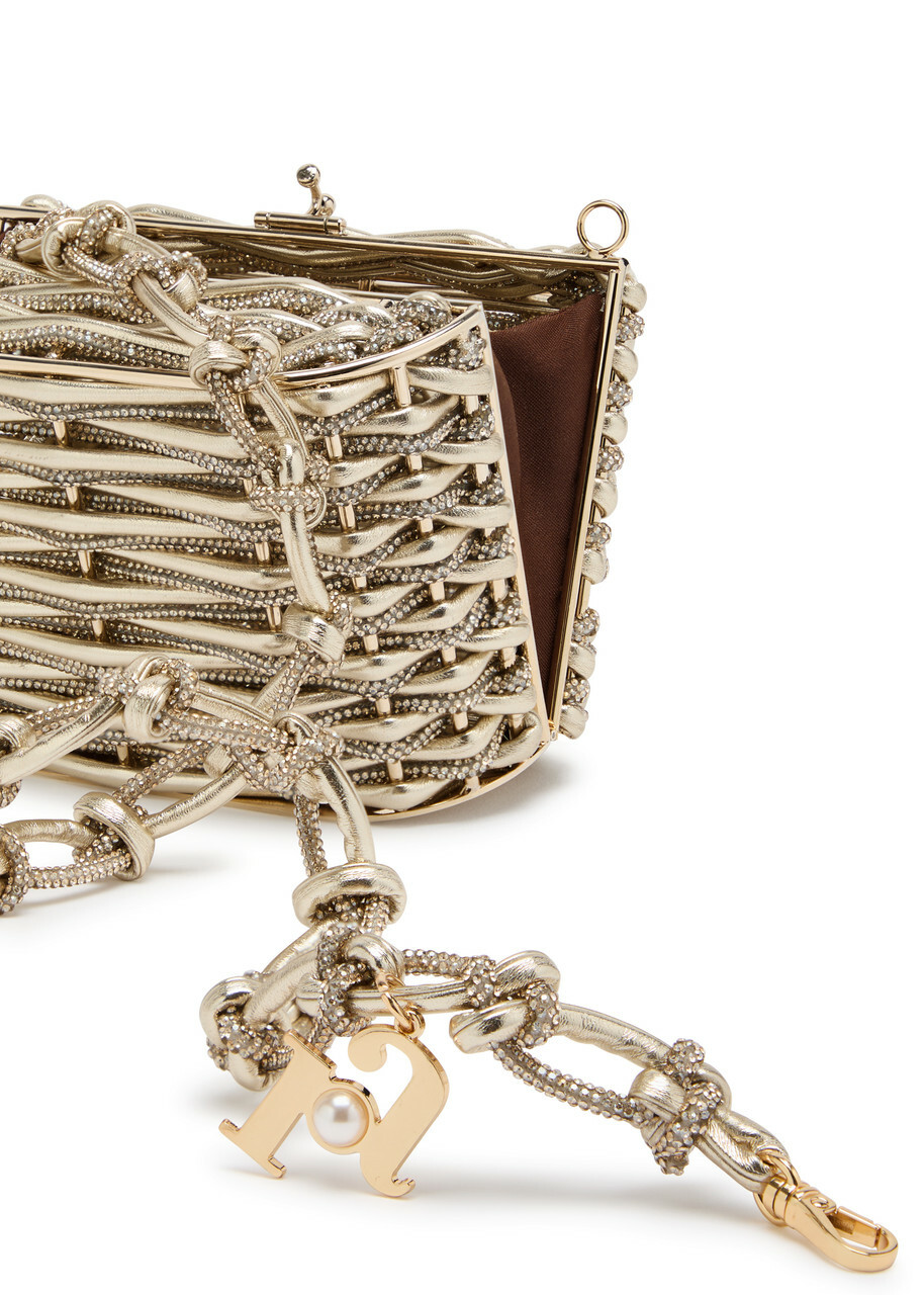 Rosantica Vertigo Shell Mini Metal Cross-body bag - Gold - One Size