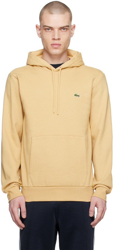 Photo: Lacoste Beige Patch Hoodie
