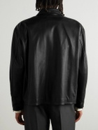 Fear of God - Rider Oversized Leather Jacket - Black