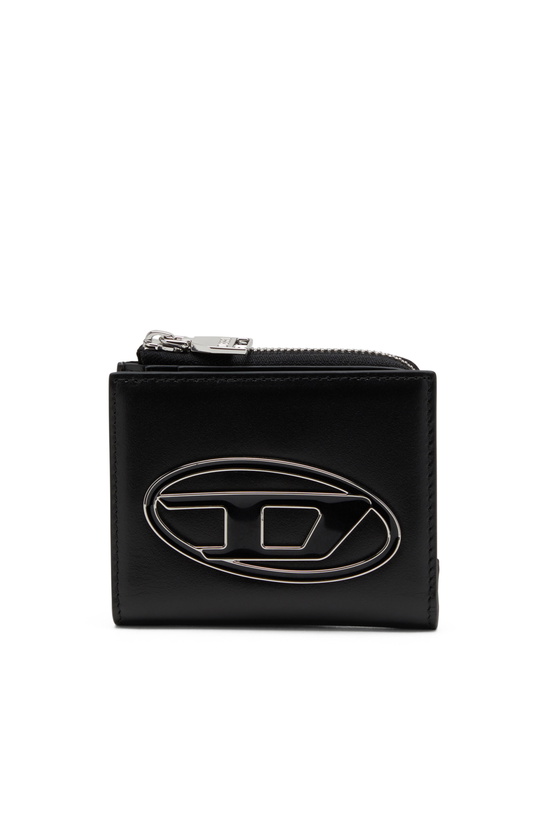 Photo: Diesel Bi-fold card holder in nappa leather - Card cases Womens in Black