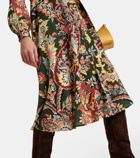 Etro Printed wrap dress