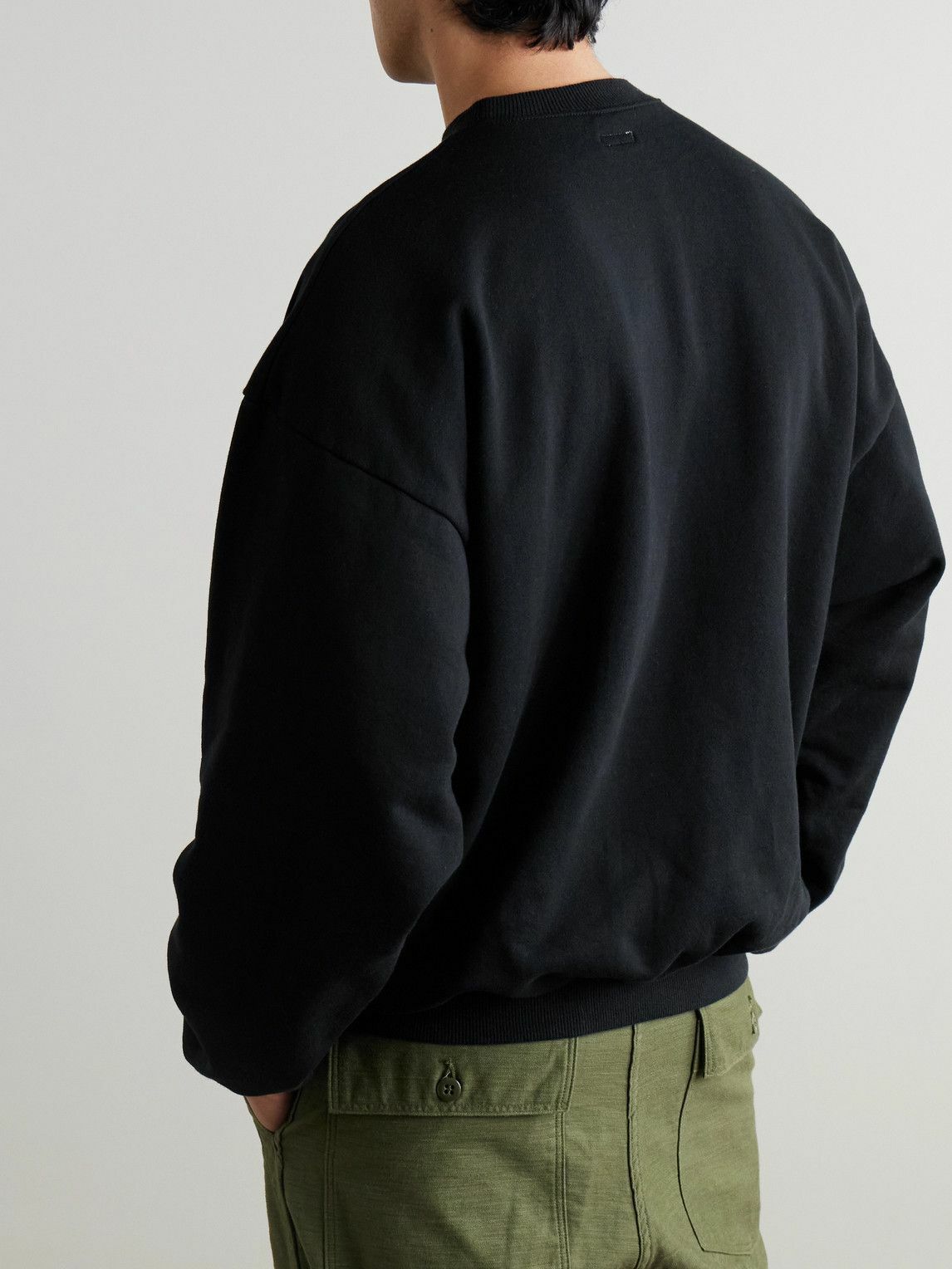 KAPITAL - Printed Cotton-Jersey Sweatshirt