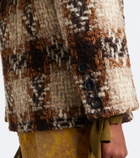 Saint Laurent Wool and mohair-blend tweed blazer