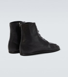 Auralee Leather Derby boots