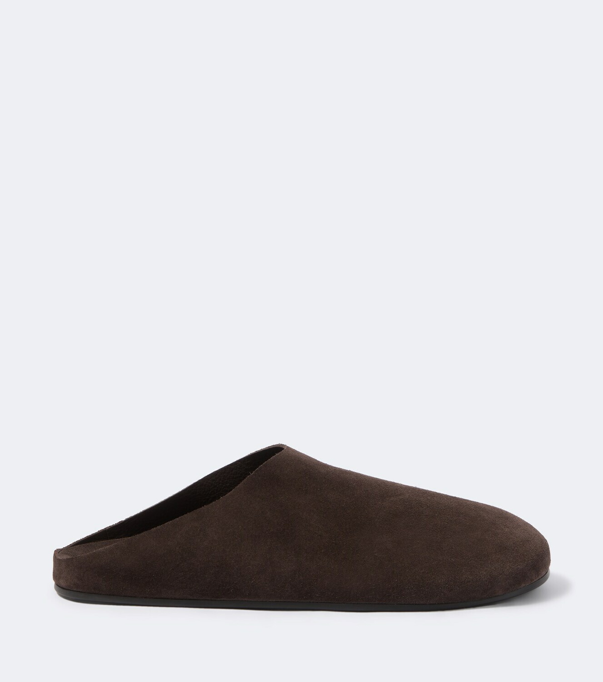 The Row Hudson suede mules