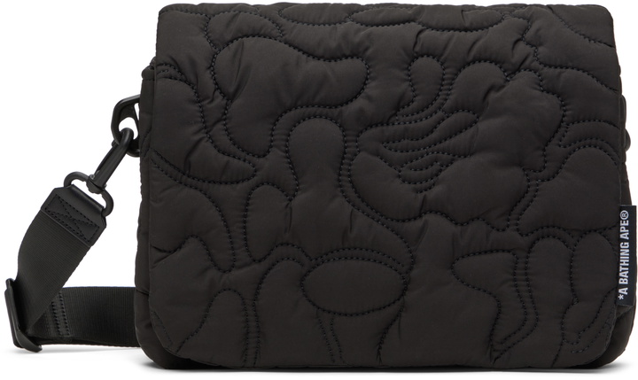 Photo: BAPE Black Line Camo Quilted M Bag