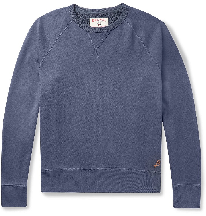 Photo: Birdwell - Loopback Cotton-Jersey Sweatshirt - Blue