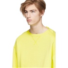 Name. Yellow Unfinished Hem Sweatshirt