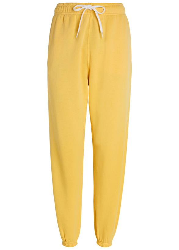 Photo: Polo Ralph Lauren Logo-embroidered Cotton Sweatpants Yellow
