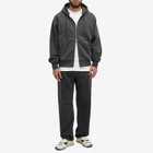 Adsum Men's Waffle Full Zip Hoodie in Grey