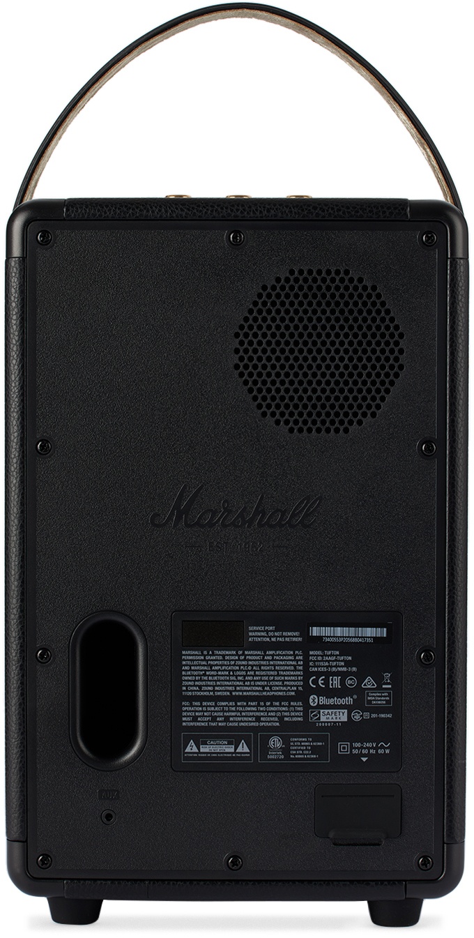 Marshall Black Tufton Bluetooth Speaker