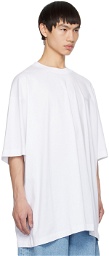 VETEMENTS White Embroidered T-Shirt
