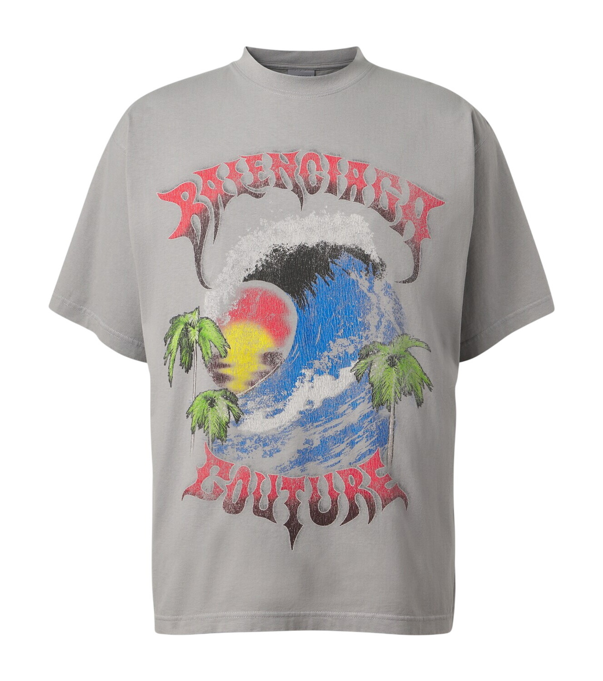 Balenciaga Black 'Getaria' Oversized T-shirt Balenciaga