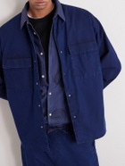 A Kind Of Guise - Nanamica Insulation Padded Cotton-Blend Shell Shirt - Blue