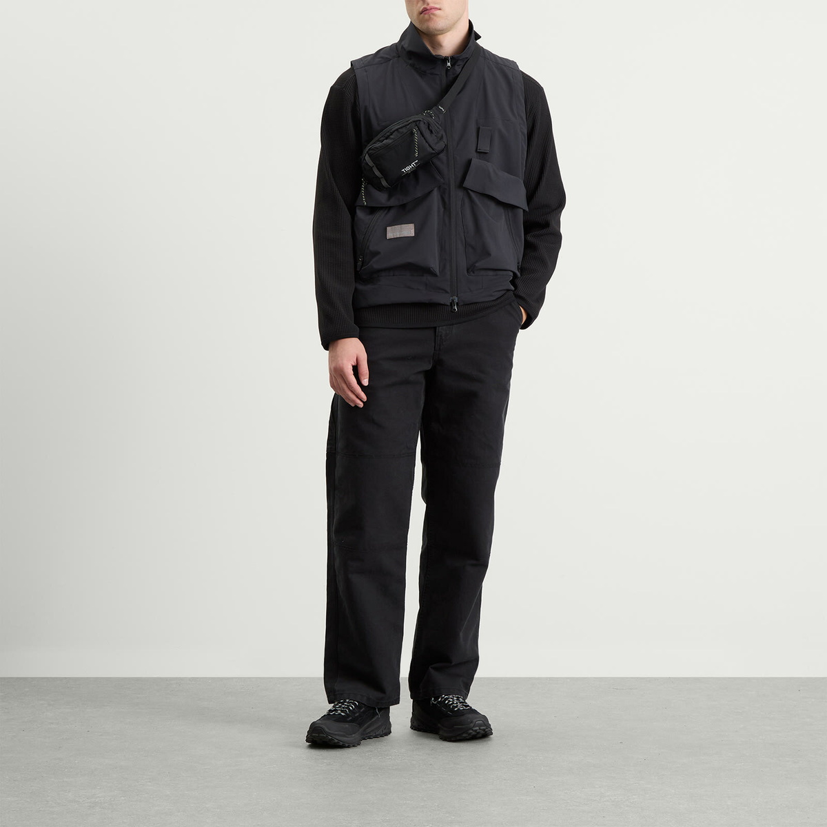 Haglöfs Men's Tight Hip Pack 1L in True Black/Magnetite 