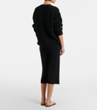 The Row Silk culottes