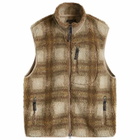 Pendleton Men's Stand Vest in Beige/Ivory