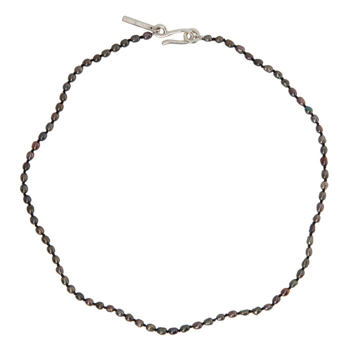 Sophie Buhai Black Tiny Pearl Collar Necklace Sophie Buhai