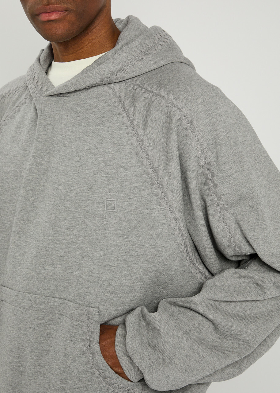 Wooyoungmi Hooded Cotton Sweatshirt Grey