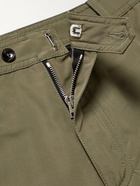 TOM FORD - Straight-Leg Faille Shorts - Green