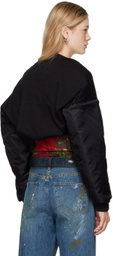 Bless Black Bombolero Cardigan