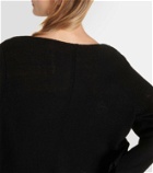 The Row Fesia oversized silk sweater