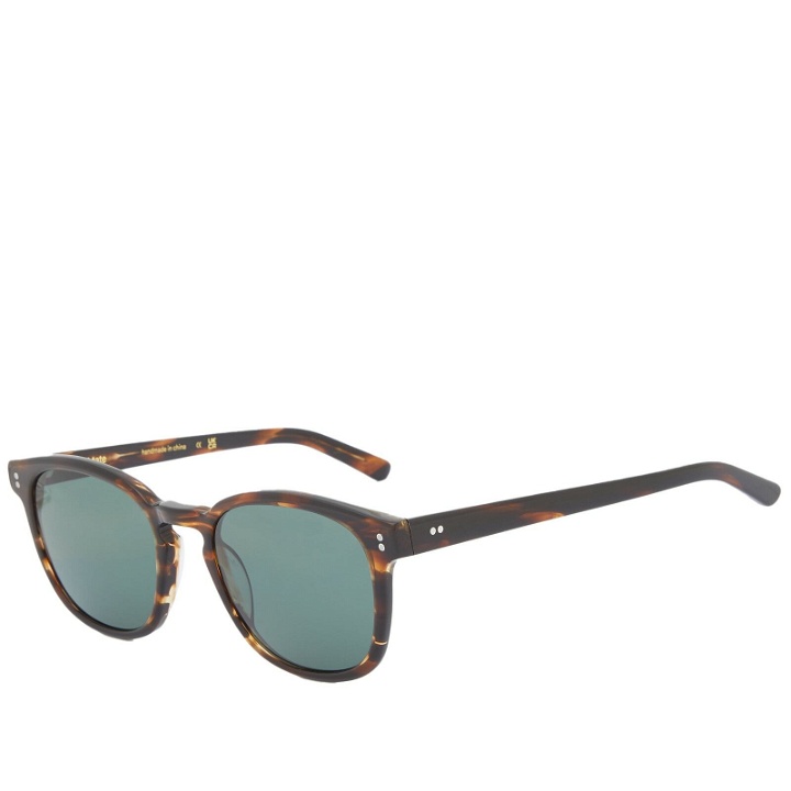 Photo: Ace & Tate Men's Alfred Large Sunglasses in Tigerwood
