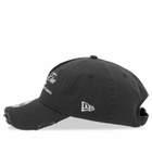 New Era Wash Distress 9Twenty Cap in Black 