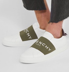 Givenchy - Urban Street Logo-Print Leather Slip-On Sneakers - White