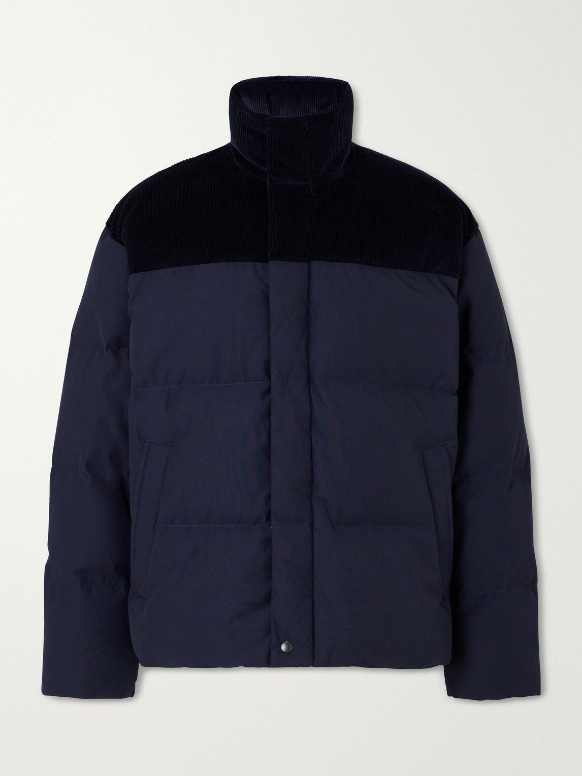 Canada Goose - Sterling Corduroy-Trimmed Quilted Shell Down Jacket - Blue