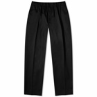 Jil Sander Men's Heavy Cotton Trousers in Black
