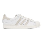 adidas Originals White and Grey Superstar Sneakers