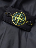 Stone Island - Logo-Appliquéd Padded Coated-Shell Bomber Jacket - Black
