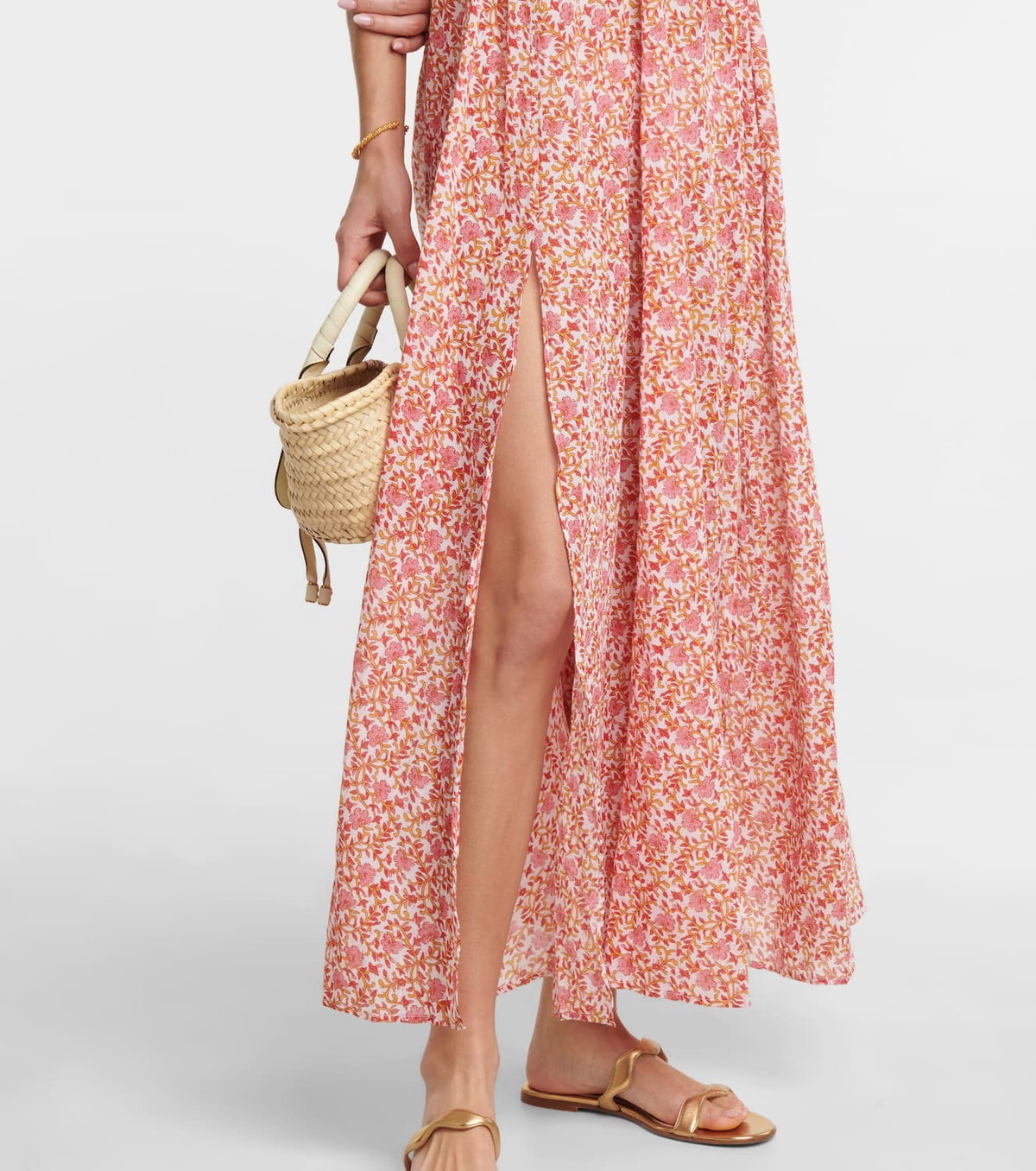 Poupette St Barth Floral maxi dress