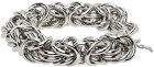 Raf Simons Silver Cluster Chain Bracelet