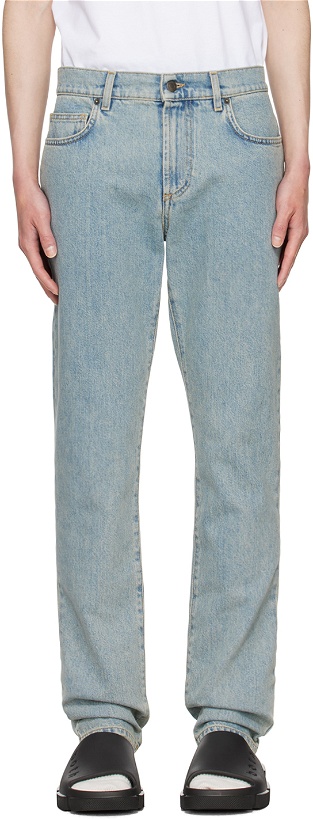 Photo: Moschino Blue Five-Pocket Jeans