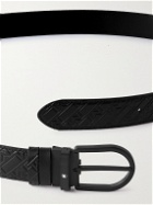 Montblanc - 3.5cm Logo-Embossed Leather Belt