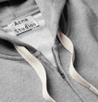 Acne Studios - Frake Slim-Fit Mélange Loopback Cotton-Jersey Zip-Up Hoodie - Men - Gray