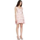 Vivienne Westwood Off-White & Pink Sunday Minidress