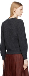 UMBER POSTPAST Gray Brushed Sweater