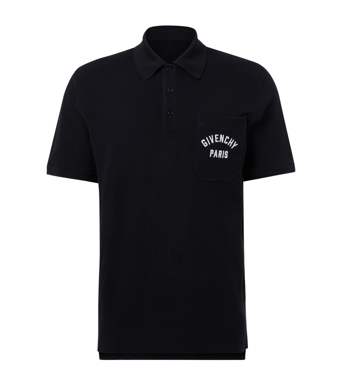Givenchy - Logo-Print Cotton-Piqué Half-Zip Polo Shirt - Black