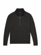 Barena - Merino Wool Half-Zip Sweater - Brown