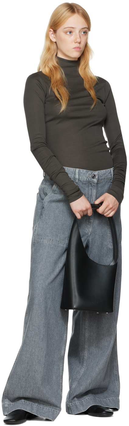 Aesther Ekme Black Demi Lune Bag